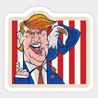 4th of July Trump Sticker